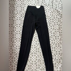 aerie black crossover leggings